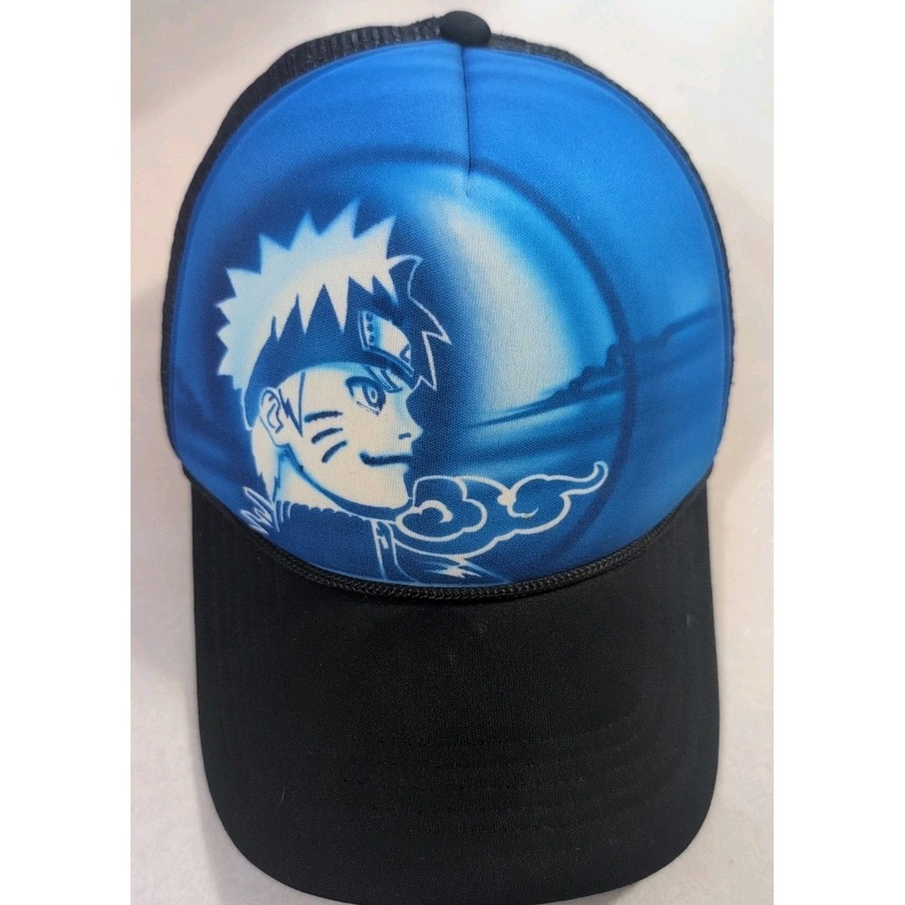 Naruto Shippuden Custom Painted Anime Snapback Baseball Cap Hat One Size Adjust